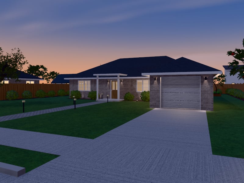 Transitional House, exterior view