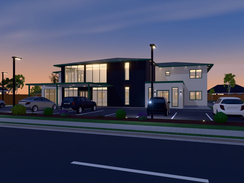 Large Tropical Medical Centre, exterior view