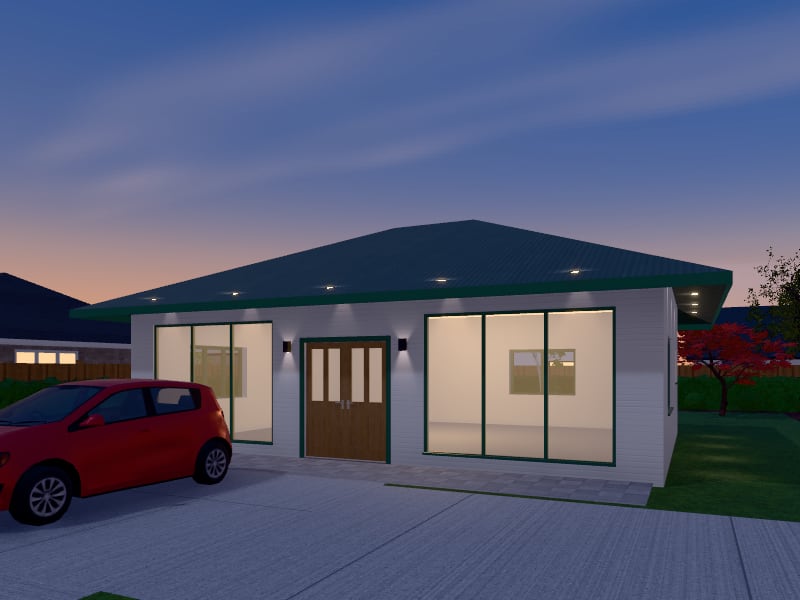 Compact Tropical Shop, exterior view