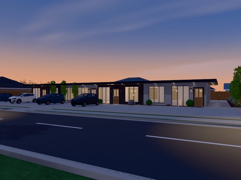 Zen Rental Units, exterior view