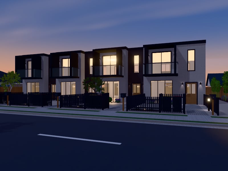 Compact Zen Terrace, exterior view